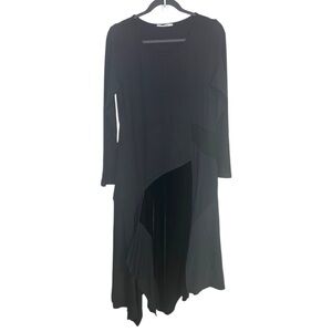 Tekbika By Alembika Asymmetrical Multi Patterned Long Sleeve Arsty Maxi Dress 10